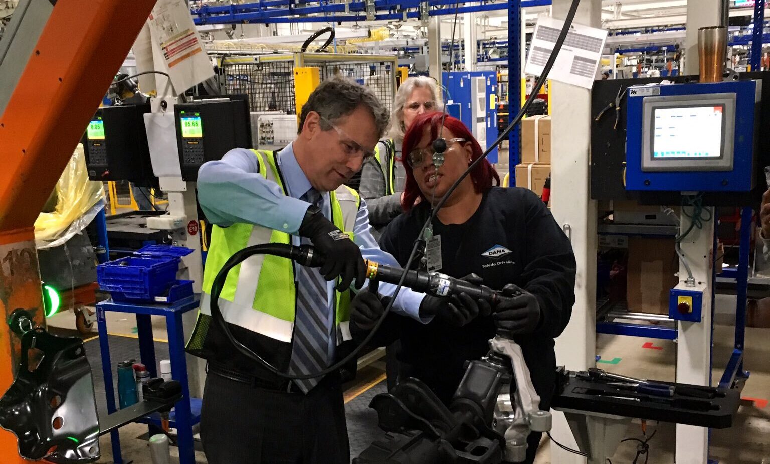 Sharrod Brown with Ohio Worker